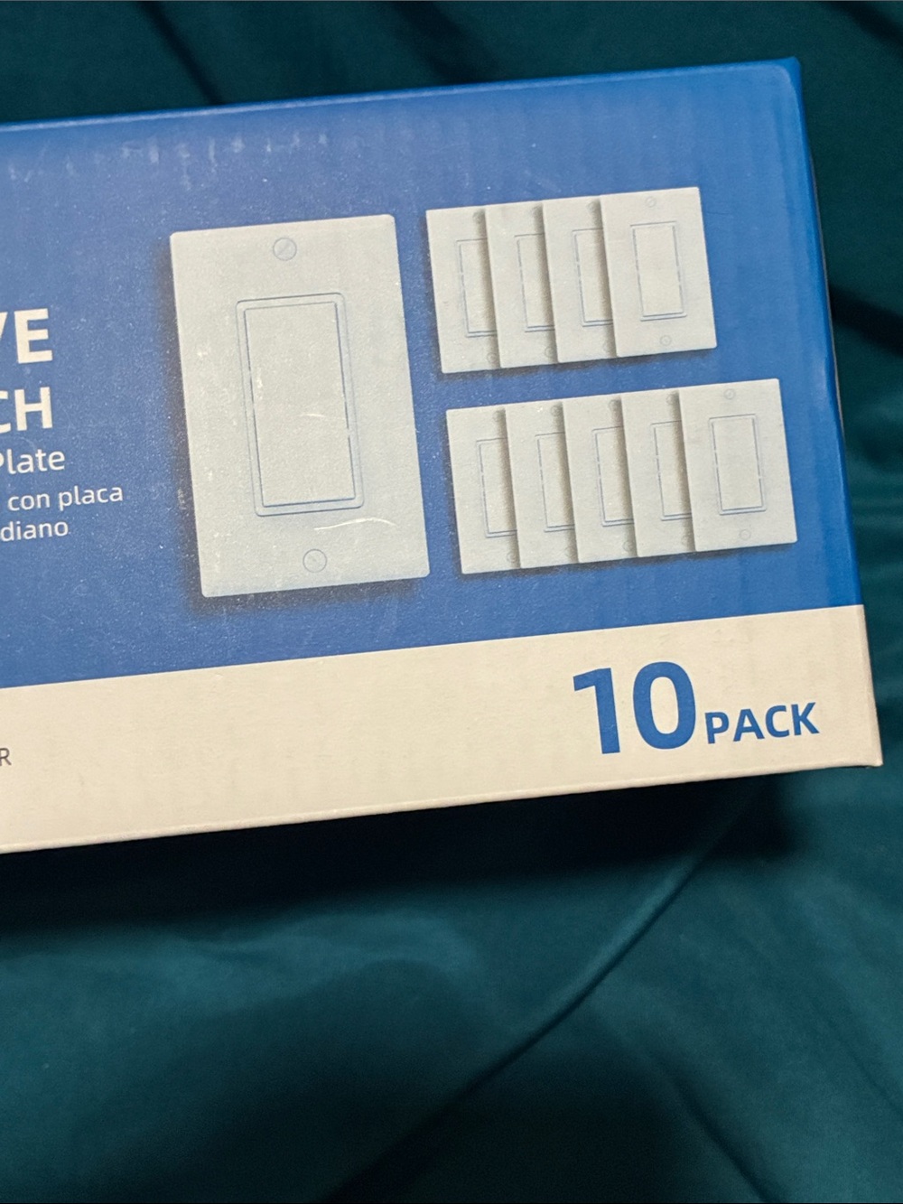 Decorative Rocker Switches 10-Pack - White - Picture 3 of 9